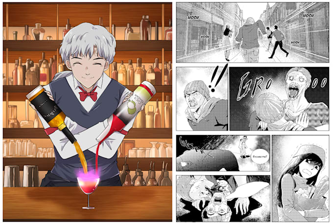 create webtoon, comic, or manga for you