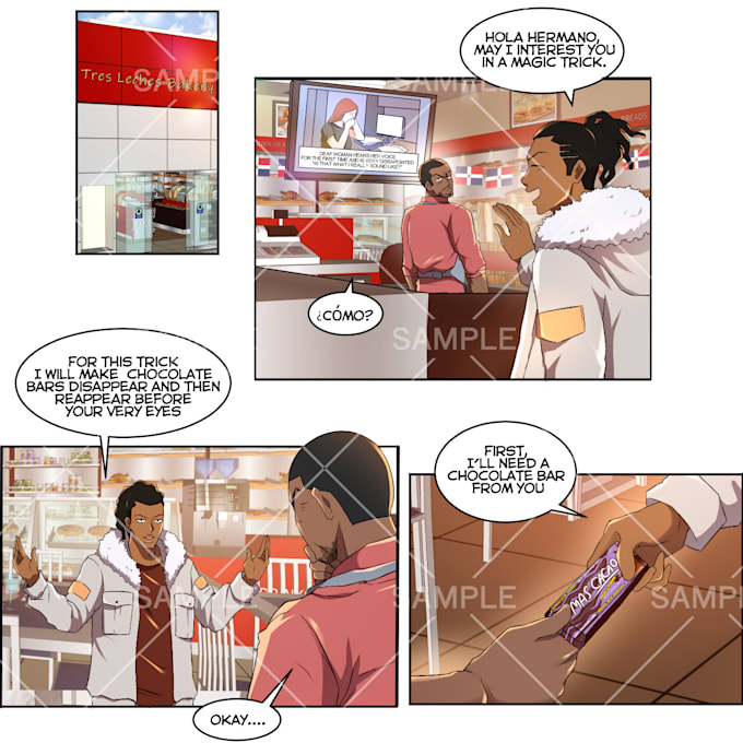 create webtoon, comic, or manga for you