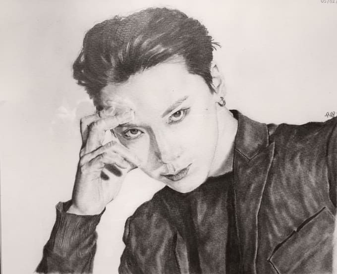 Draw Realistic Pencil Portraits From A Reference Photo By Racheelbee