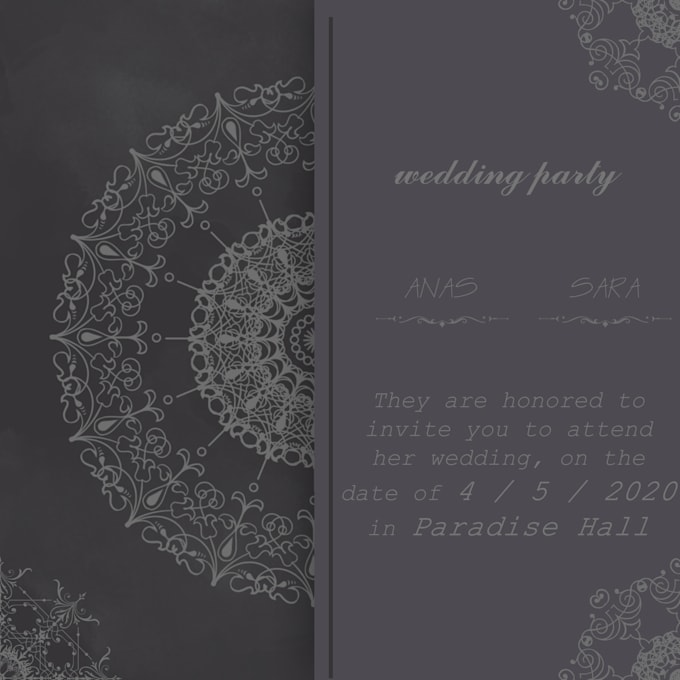 Design postcards, invitation, greeting cards by Anasabualroob Fiverr