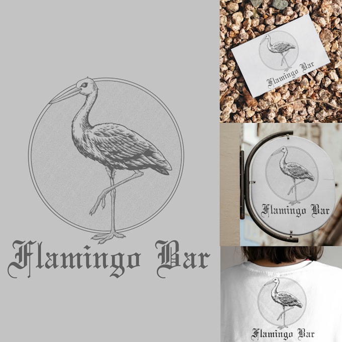 draw detailed engraving artwork
