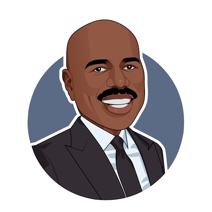 draw a simple and cute cartoon vector of you from a photo