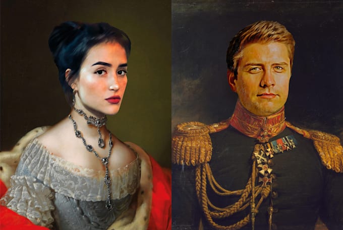 create a historical portrait of you or any