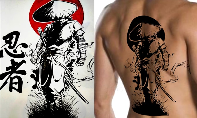 create an original amazing tattoo design and art