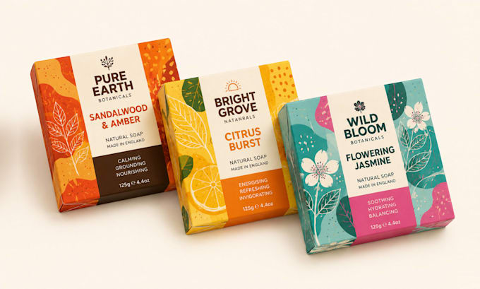 craft signature packaging design, custom box design, print ready, editable files