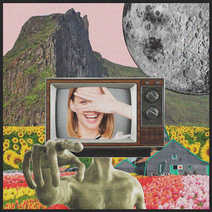 do collage artwork for album cover and poster