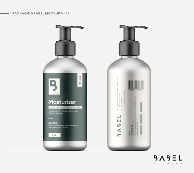 custom packaging label design