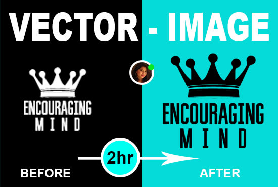 convert raster to vector improve graphics refresh or redesign logo