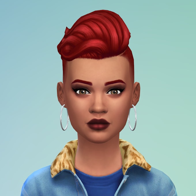 Give your sim a makeover by Lbakeryxsims Fiverr
