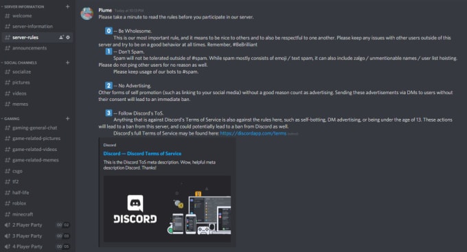 Create A Professional Gaming Or Community Discord Server For You By Plumee Fiverr - roblox game advertising discord