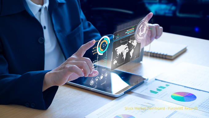create stock market dashboard and visuals