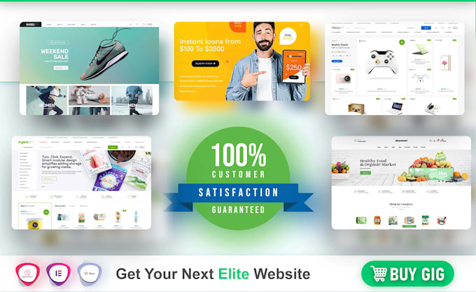 build a business, portfolio, restaurant or ecommerce website