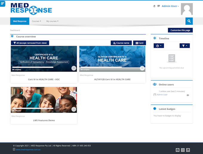 get a fully configured moodle