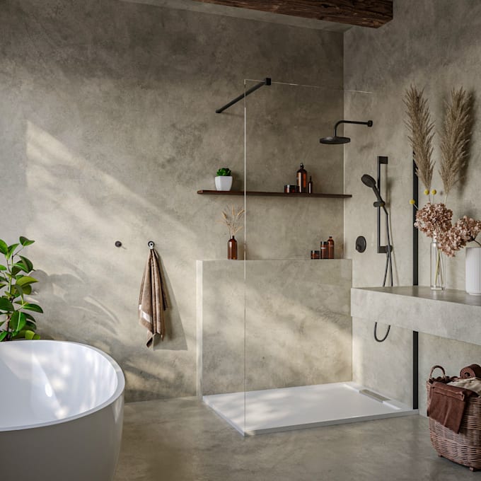 create and render your 3d bathroom design