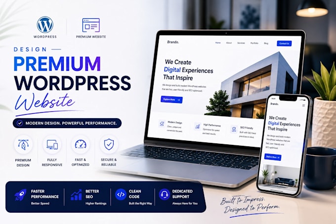 design premium wordpress website