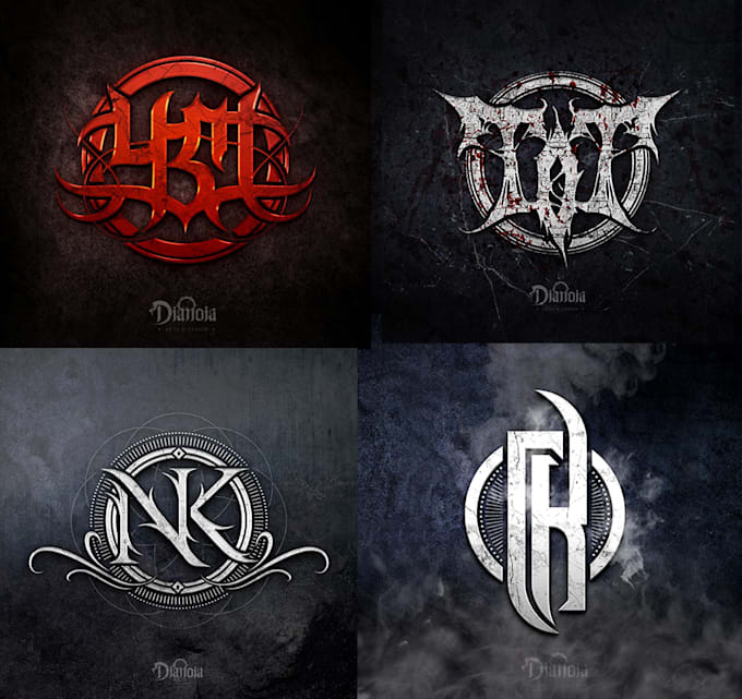 design a powerfull emblem for your metal band