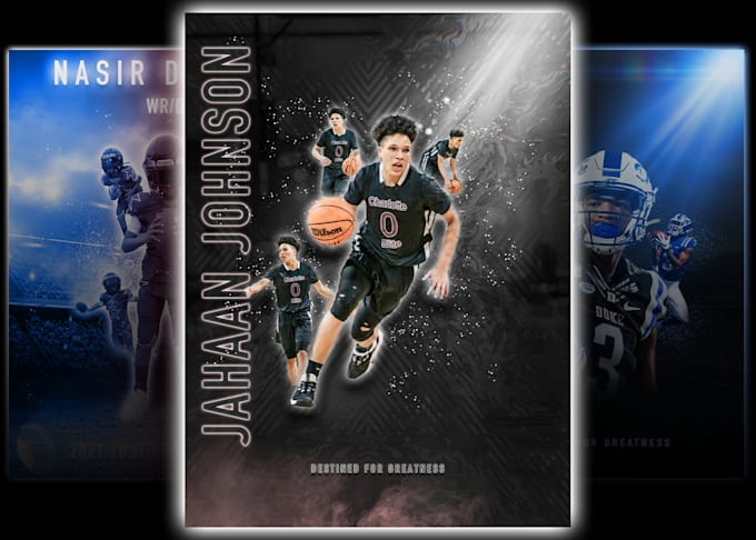 design a professional sports poster or graphic for you