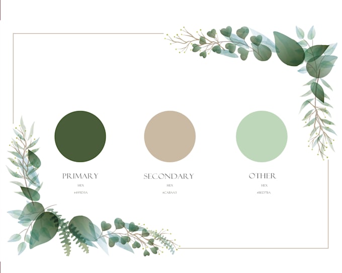 design unique logo and color palette