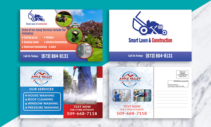 design usps edm postcard and direct mail flyers