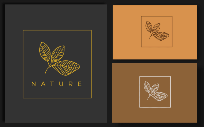 design botanical hand drawn logo for you