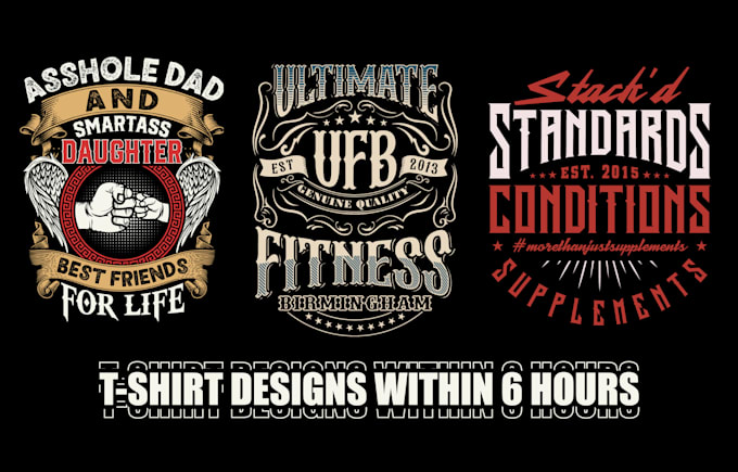 do awesome t shirt design typography graphic t shirt designs