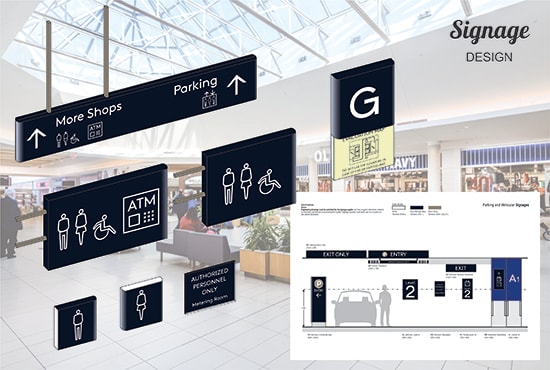 create signages and wayfinding in unique ways