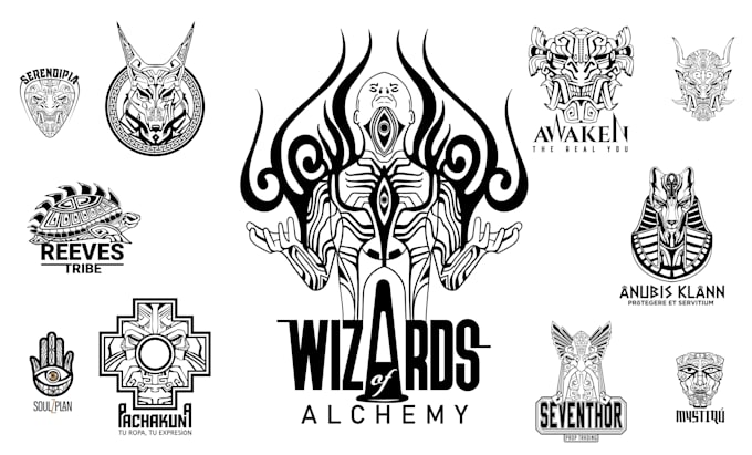 design a unique custom tribal logo and brand identity mark