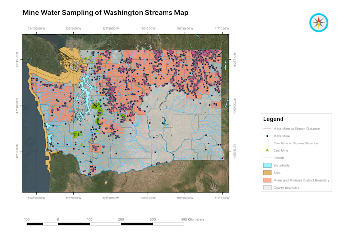 do geographical analysis and gis map making for you