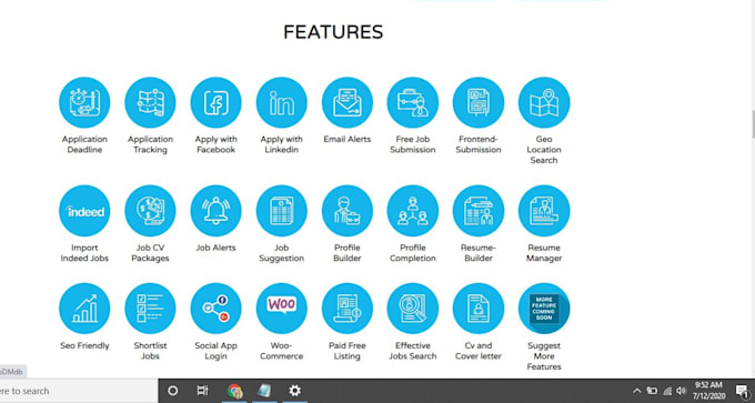 develop job portal website with job manager with pro theme