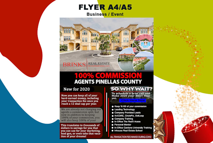design a flyer and double site flyer