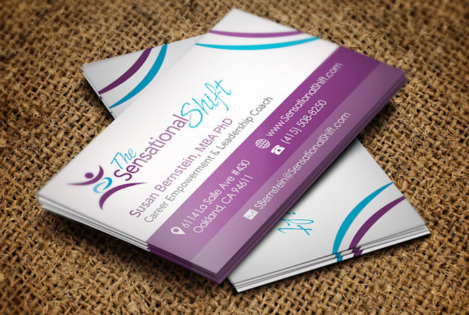 design a professional and print ready business card