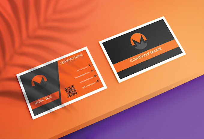 do luxury business card, logo design