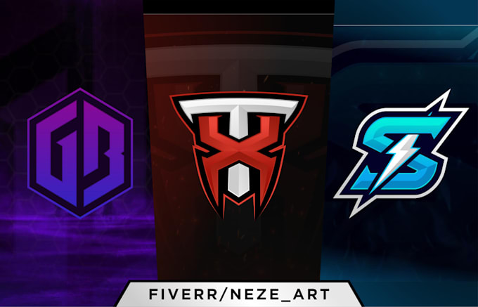design professional logo initial letter esports, twitch