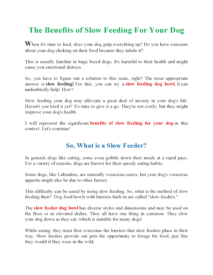 write pet niche related articles and blog posts