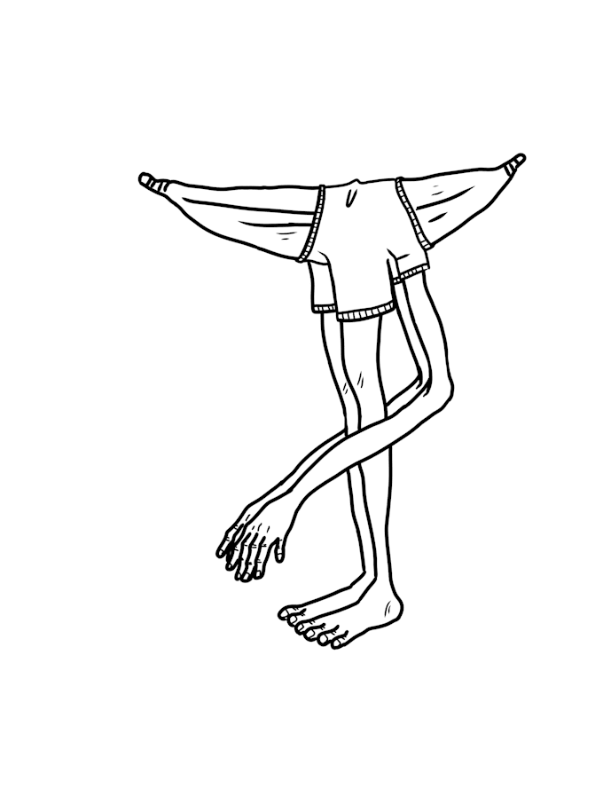 draw you an abstract and freaky dude