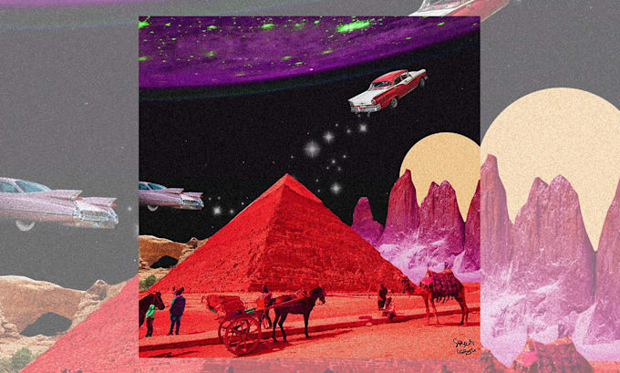create awesome collage art illustrations