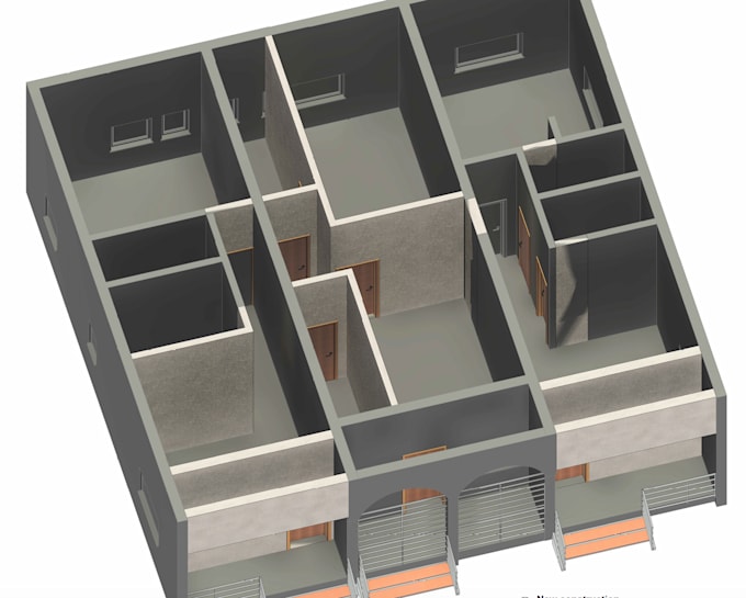 convert 2d drawings to 3d revit mode bim