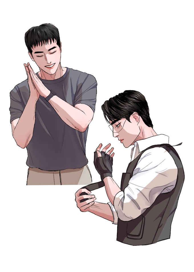 draw you or your favorite character in my style for any gift