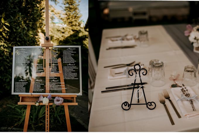 do wedding budget planner, invitations, table plan,menu
