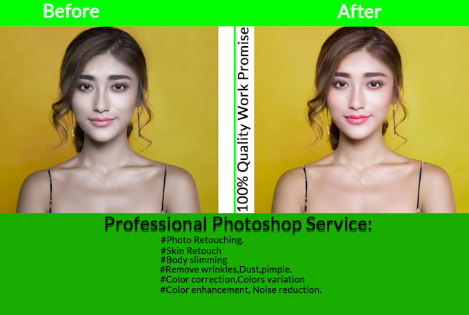 do professional photo retouching