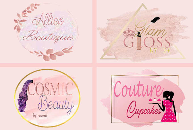 Do beautiful feminine luxury glitter signature logo by Shizaejaz | Fiverr