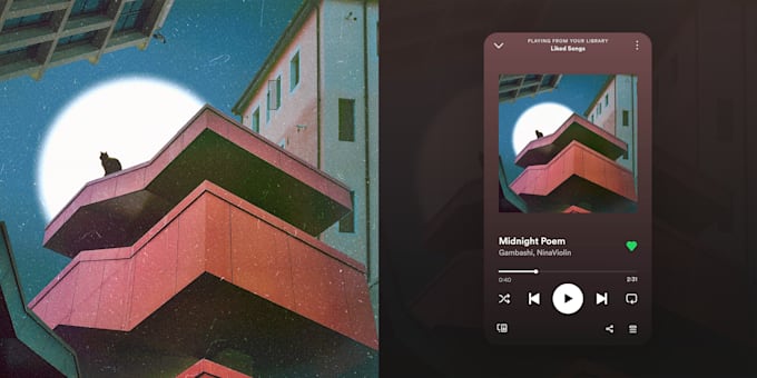 design spotify albums, podcasts, and book covers