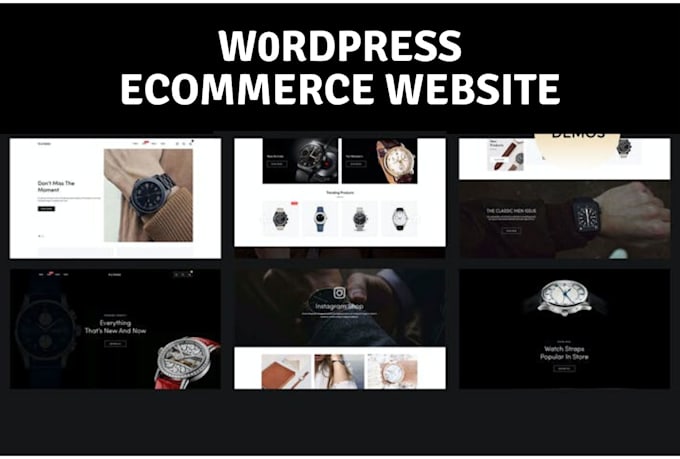 create wordpress ecommerce website using ocean wp, elementor pro