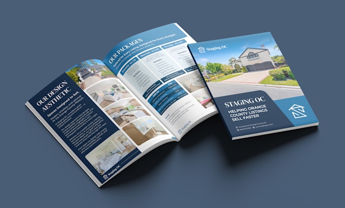 design professional brochure, catalog, booklet design
