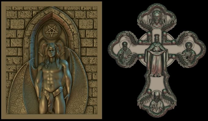 cnc router, 3d printing, sculpture, cad design, and relief