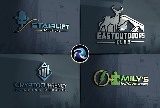 design minimalist, modern and 3d logo in 6hrs