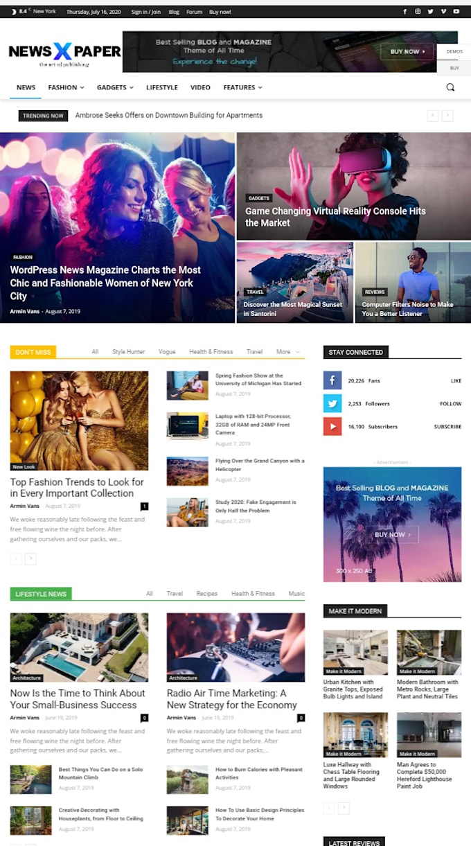 build professional newspaper website with newspaper x or cms