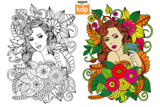 make adult coloring book pages
