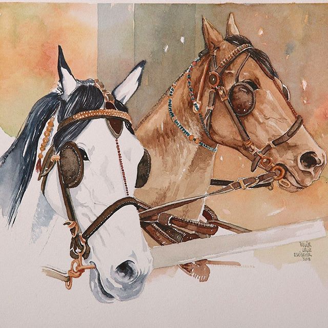 make animal illustrations in watercolor