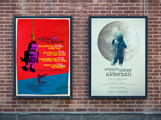 design a poster for your gig, event or music release